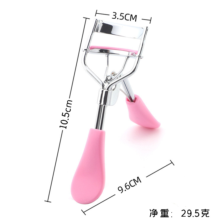 Rizador de pestañas de ojos negro ultra gran angular de larga duración que forma rizador de pestañas herramienta rizador de pestañas de plata fábrica al por mayor