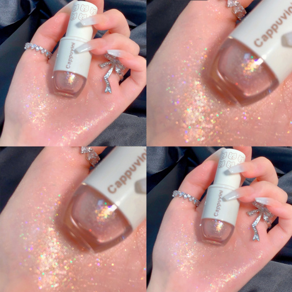 Cappuvini Starry Liquid Eyeshadow Bear Bowling Sequin Glitter…