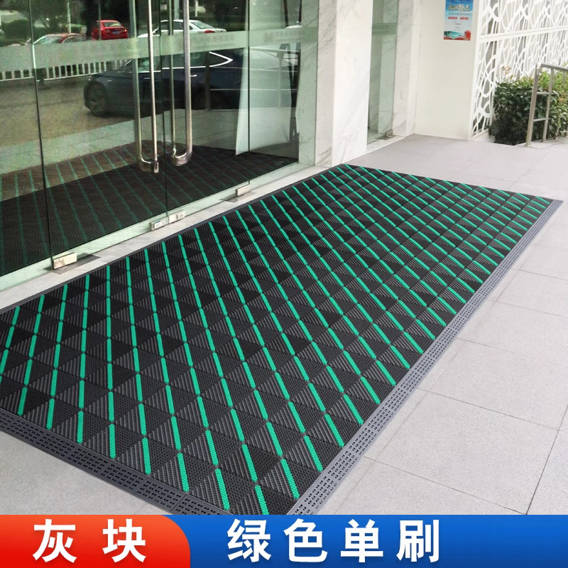 단일 브러시 - 회색 블록 녹색 브러시