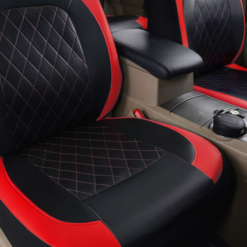 Cross-Border Foreign Trade Car Seat Covers, Single-Line Diamond Quilted Embroidery, Curved Leather, Pu Leather, Artificial Leather, Export to Europe and America