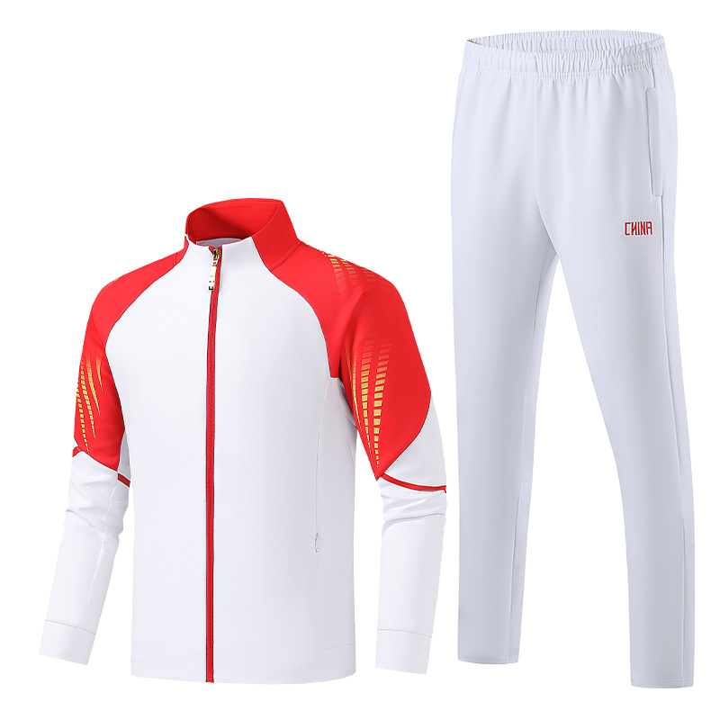 2025 Autumn New Patriotic Sportswear Suit Men's and Women's Performance Clothing Volunteer Group Uniform Custom Wholesale