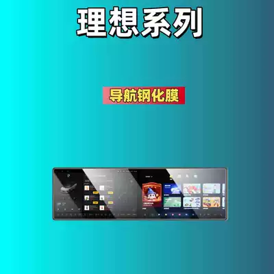 Interior Film, Car interior film - suitable-for-25-models-of-ideal-l678-navigation-hd-tempered-film