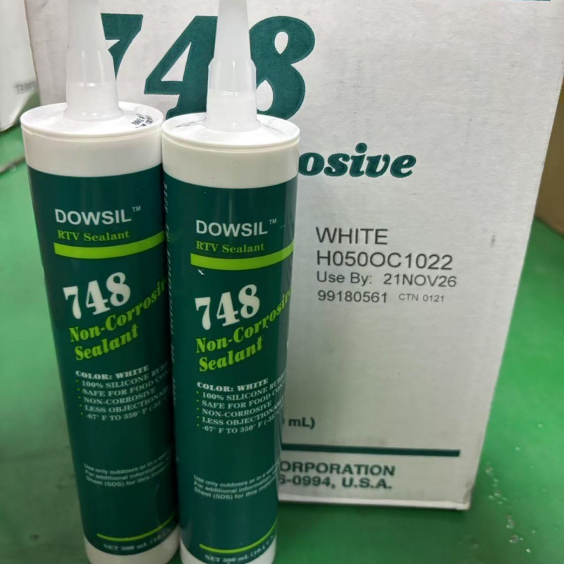道康宁748密封胶DOWSIL白色无腐蚀无溶剂环保硅胶密封电子元件