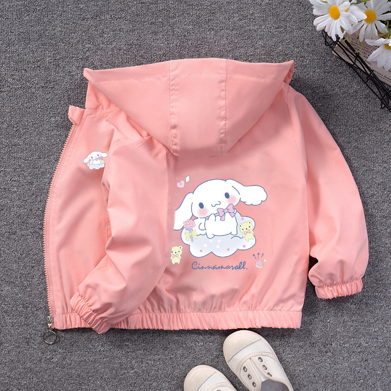 2025 New Style Kids' Jacket for Older Children, Spring and Autumn Casual Girls' Stylish Cardigan Thin Coat Top