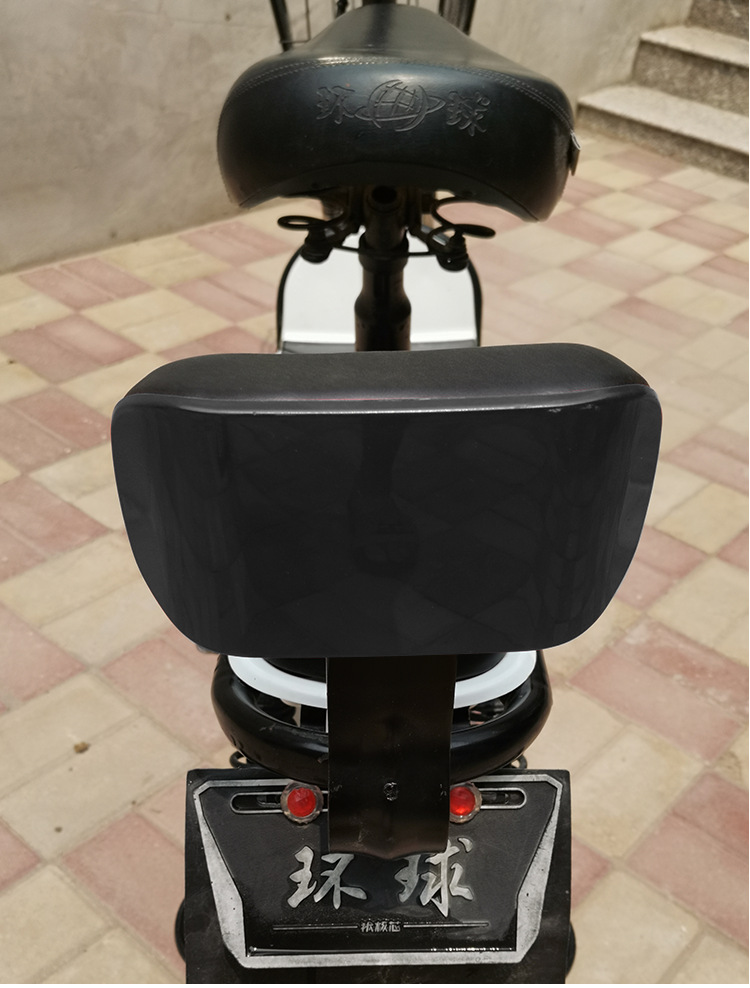 Electric Bicycle Accessories Curved Soft Backrest Rear Seat Cushion for Electric Scooter Rear Seat