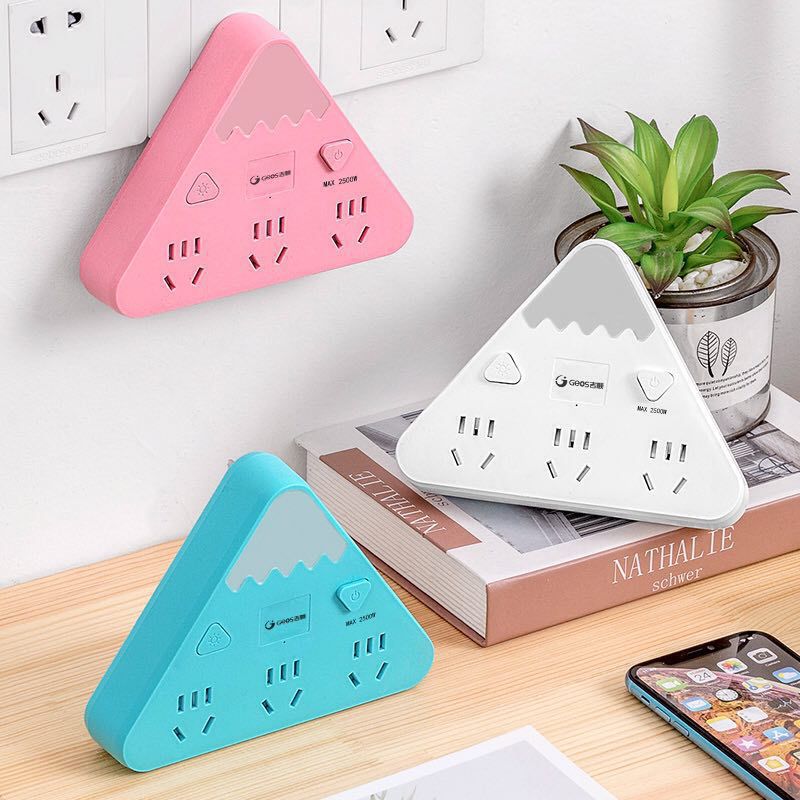 Fábrica de suministro de enchufe de conversión de una rotación de enchufe de conversión múltiple con lámpara de noche usb enchufe creativo multifuncional