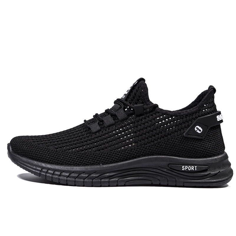Zapatos deportivos de malla de verano para hombres respirables y cómodos zapatos casuales delgados zapatos de correr ligeros zapatos de hombre simples al por mayor
