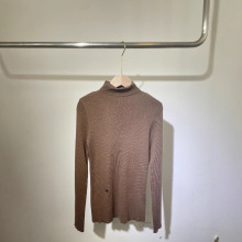 2025秋冬新款女士套头精纺修身羊毛毛衣