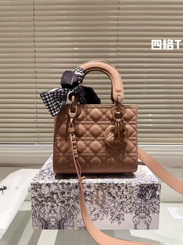 女性用バッグ、春夏の新しいスタイル、ダイアナ妃の小さな香りのスタイル、菱形バッグ、シングルショルダー、ポータブルクロスボディバッグ、Lサイズ|undefined