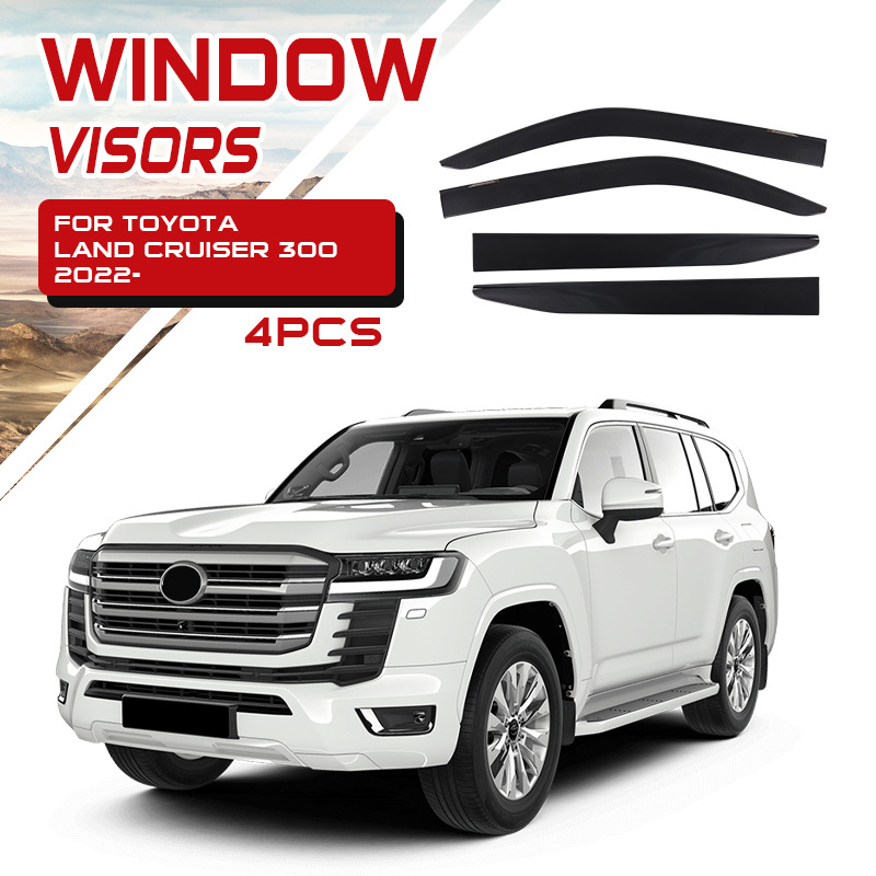 Adecuado para protectores de lluvia y parasoles para ventanas de automóviles Toyota Prado Cruiser LC300 LC200 LC250.