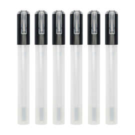 马克笔空笔杆 150空笔杆斜头笔尖 自灌空配件丙烯笔液体粉笔空杆