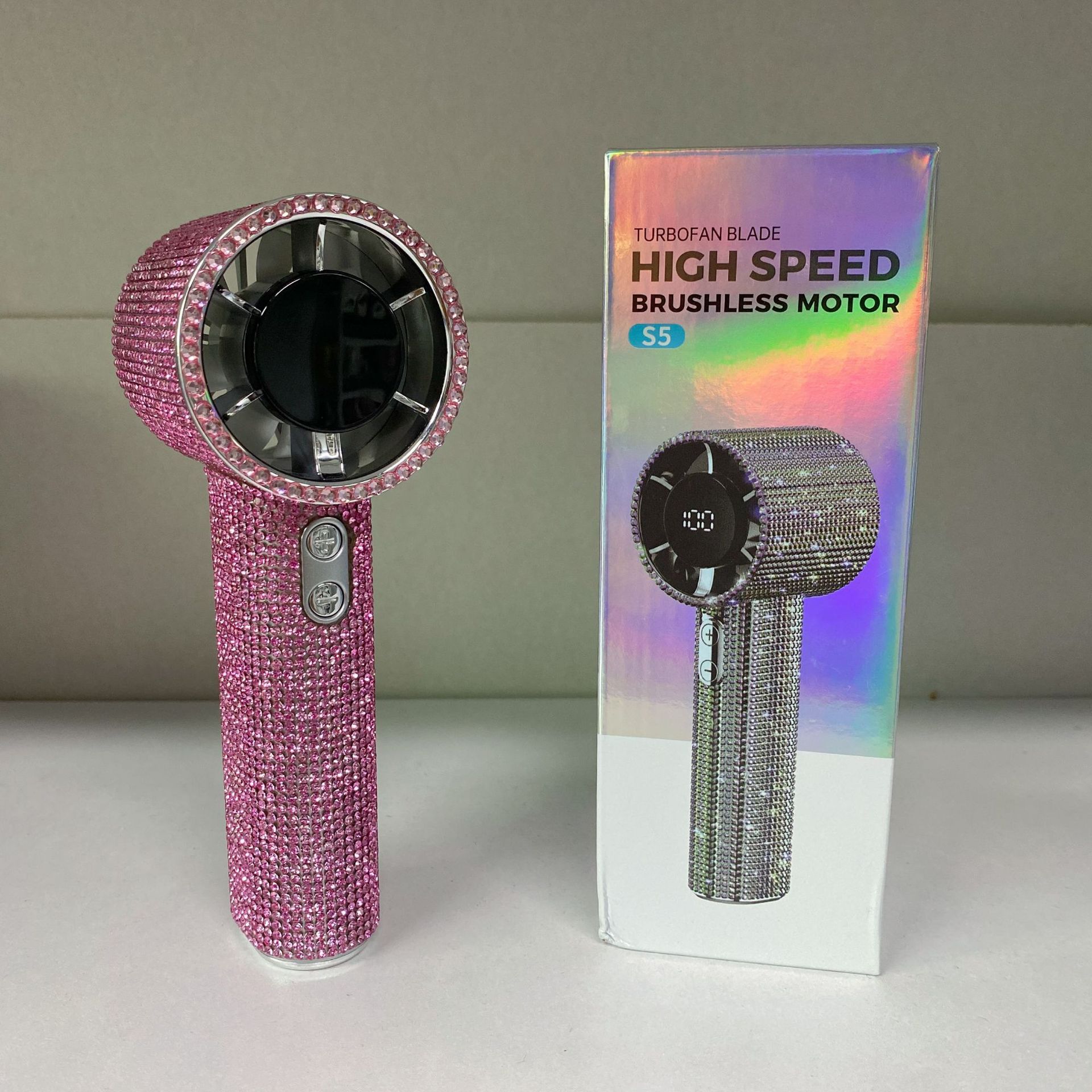 Explosión transfronteriza X688 mini ventilador de mano de alta velocidad USB de larga duración turbina violenta pequeño ventilador portátil al aire libre