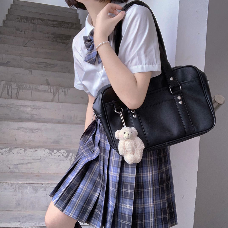 White skirt, bow tie, 9133 cells, with short sleeve