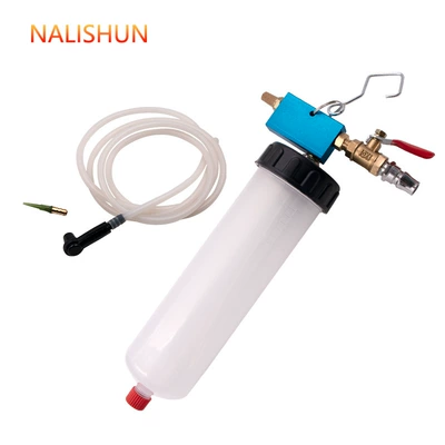Car brake oil pump replacement machine pneumatic brake fluid suction device pot filling tool maintenance auto maintenance auto repair equipment (Repair kit) - brake-fluid-replacement-machine-b-type-metal-type-300cc