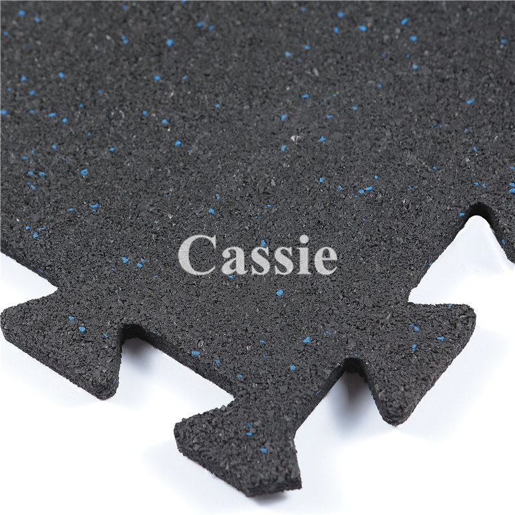 C拼接健身房缓冲减震橡胶地垫，力量器械区地胶