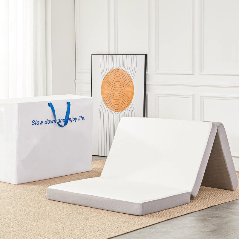 Memory Foam 70% off Fold Mattress Breathable Removable and Washable Suitable for Single Person Camping Road Trip
