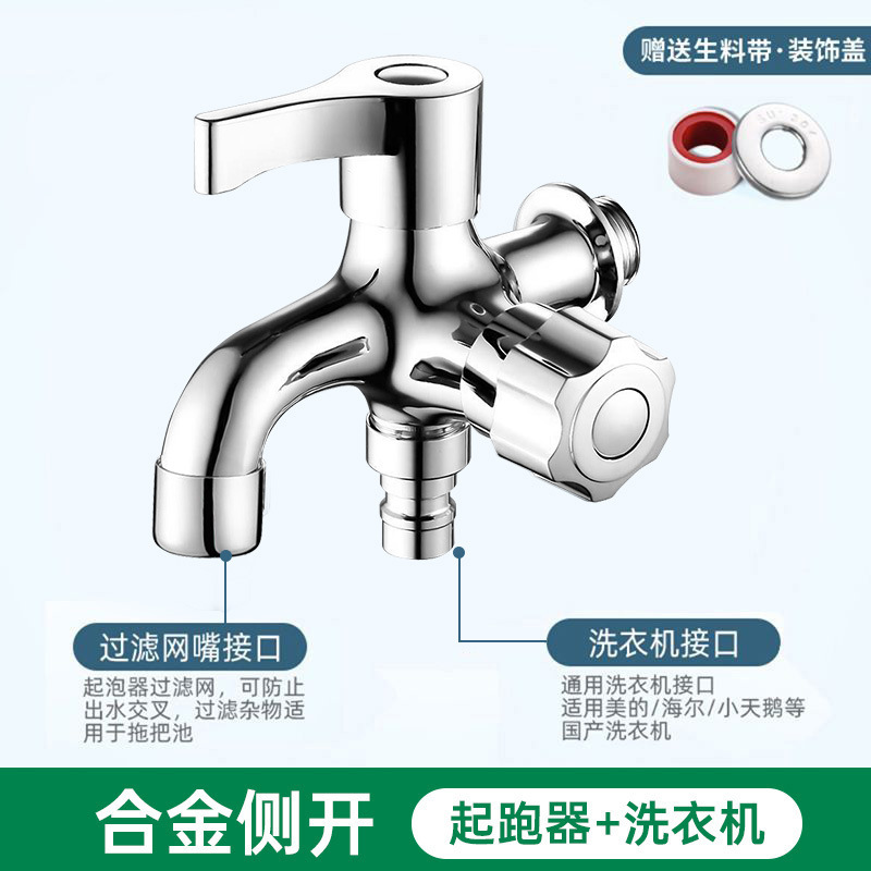 蛇口から水が出る洗濯機の蛇口を長くして蛇口を開けます。|undefined
