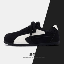 薄底赛车鞋韩版ins潮流小众男女情侣复古休闲原宿经典德训鞋板鞋