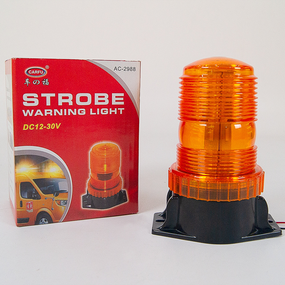 Luz de advertencia de tráfico de autobús escolar luz de advertencia de luz estroboscópica de coche LED universal luz de flash de techo magnético camión de succión magnética