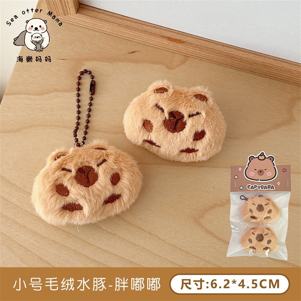 Colgante de Peluche de Cobaya Pequeño Felpa para Mochilas y Llaves