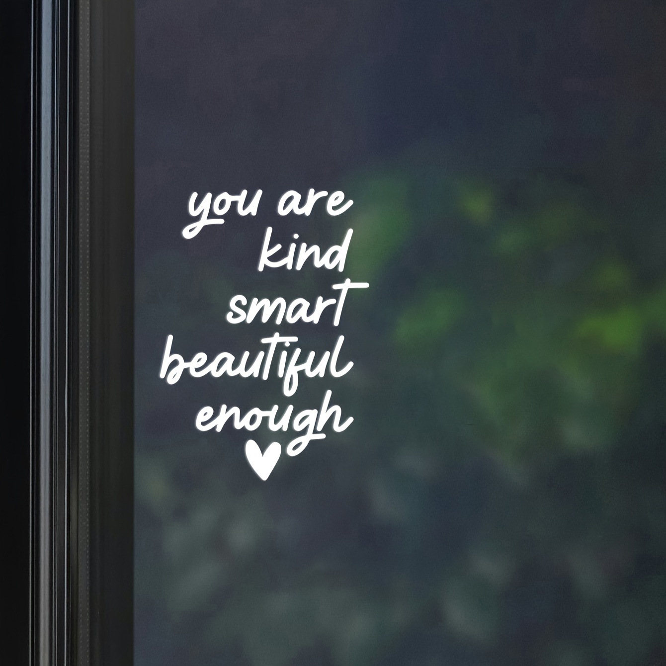 Du är snäll, enkel engelsk bil backspegelklistermärke, karossfönsterdekorationsklistermärke_voghion.com