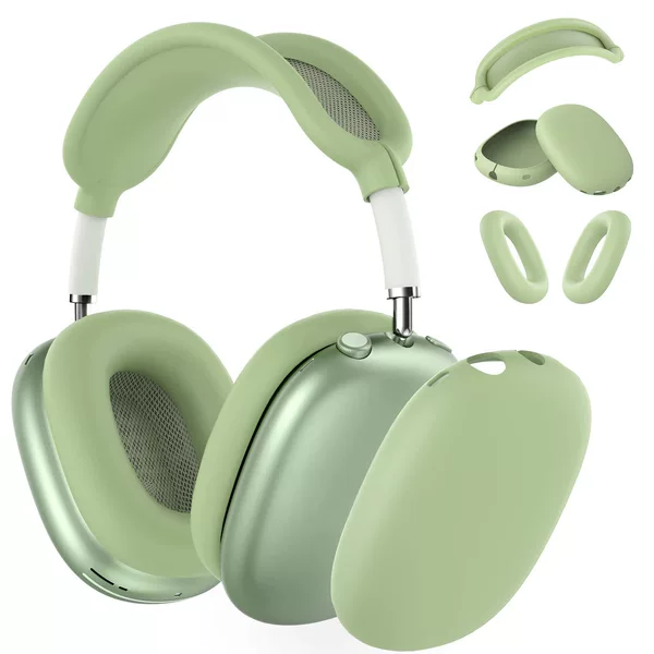 Matcha green three -piece set (shell+ear hat+head beam)