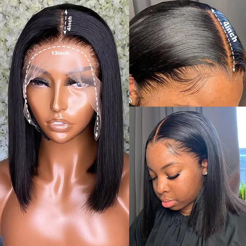 13*4 former lace real hair head cover bobo head Amazon cross-border explosions real wig head cover bone straight hair hot 13*4 former lace real hair head cover bobo head Amazon cross-border explosions real wig head cover bone straight hair hot