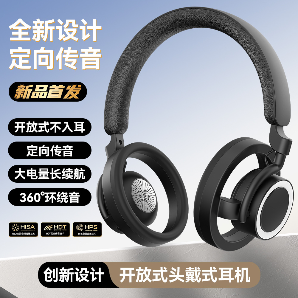 2025 Cross-Border New Open-Type Wireless Bluetooth Headphones, Non-In-Ear, Long Battery Life, Standby Sports Headphones