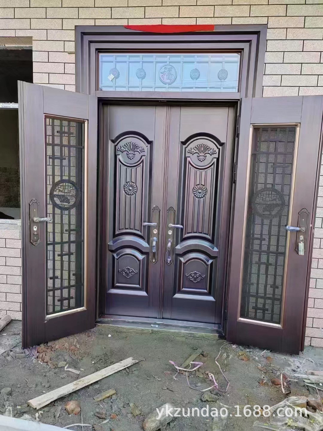 非标锌合金复合门