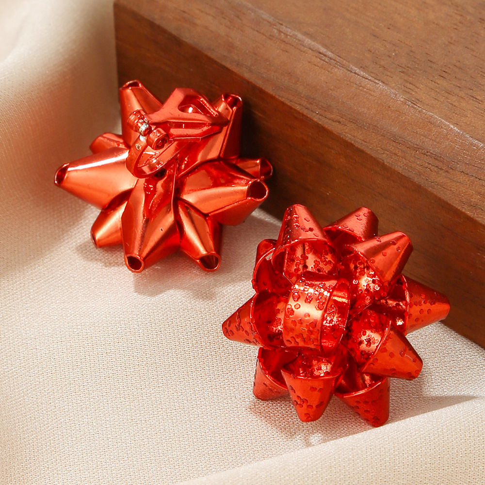 Christmas Festival Christmas Hat, Christmas Tree, Bell Pattern Women's Gender Simple Style Christmas Hat Christmas Tree Bell Alloy Stud Earrings For Women's Festival
