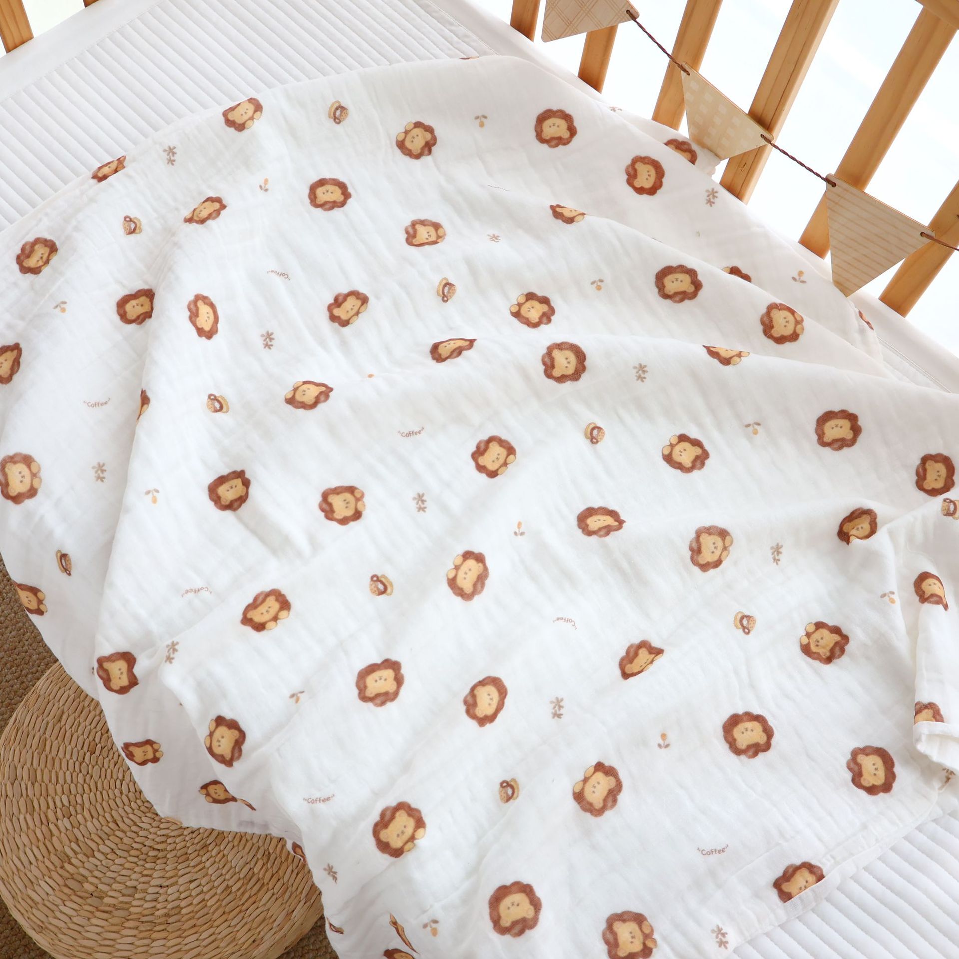 Toallas de gaza para bebés de seis capas de espuma de alta densidad para niños, toallas de baño para bebés, toallas de almuerzo para niños image 57