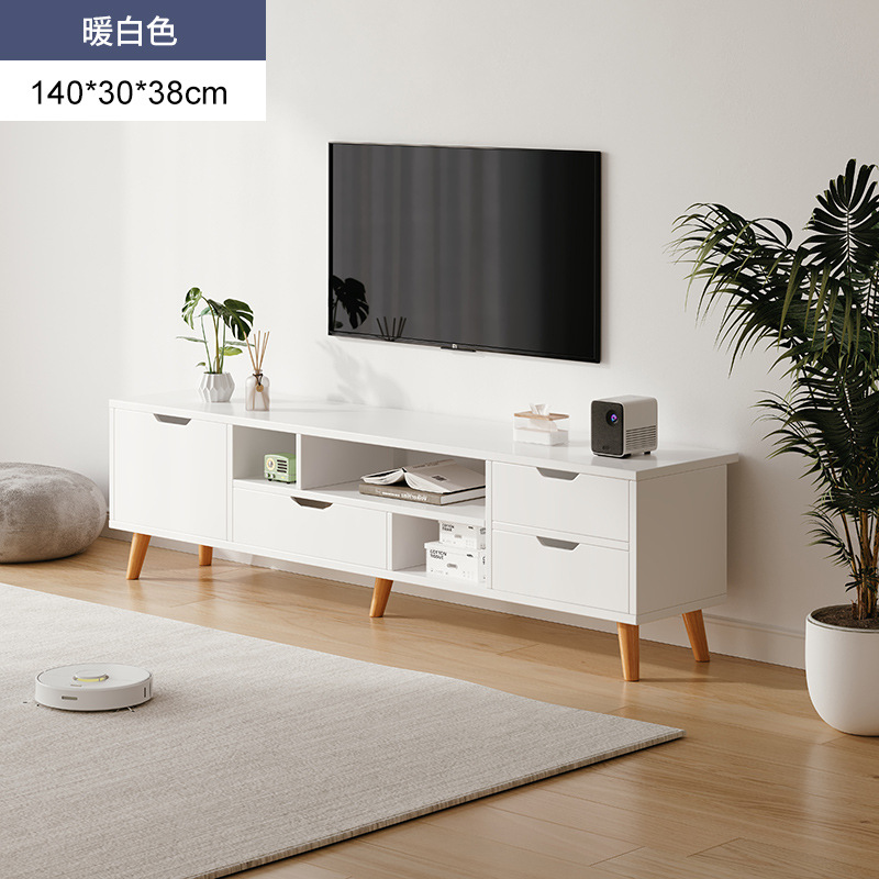 Mueble de TV nórdico 2024 nuevo estilo moderno y simple dormitorio sala de estar hogar pequeño apartamento mesa de centro combinación de gabinete de TV