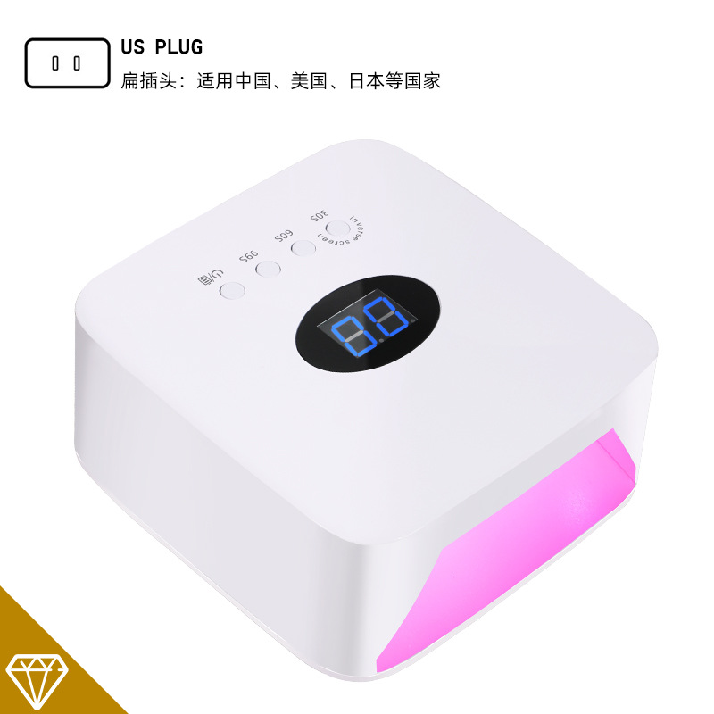 Fábrica al por mayor S50 Luz de fototerapia de uñas puesto en el mercado nocturno artefacto fuente de alimentación almacenamiento de energía inalámbrico lámpara de uñas recargable