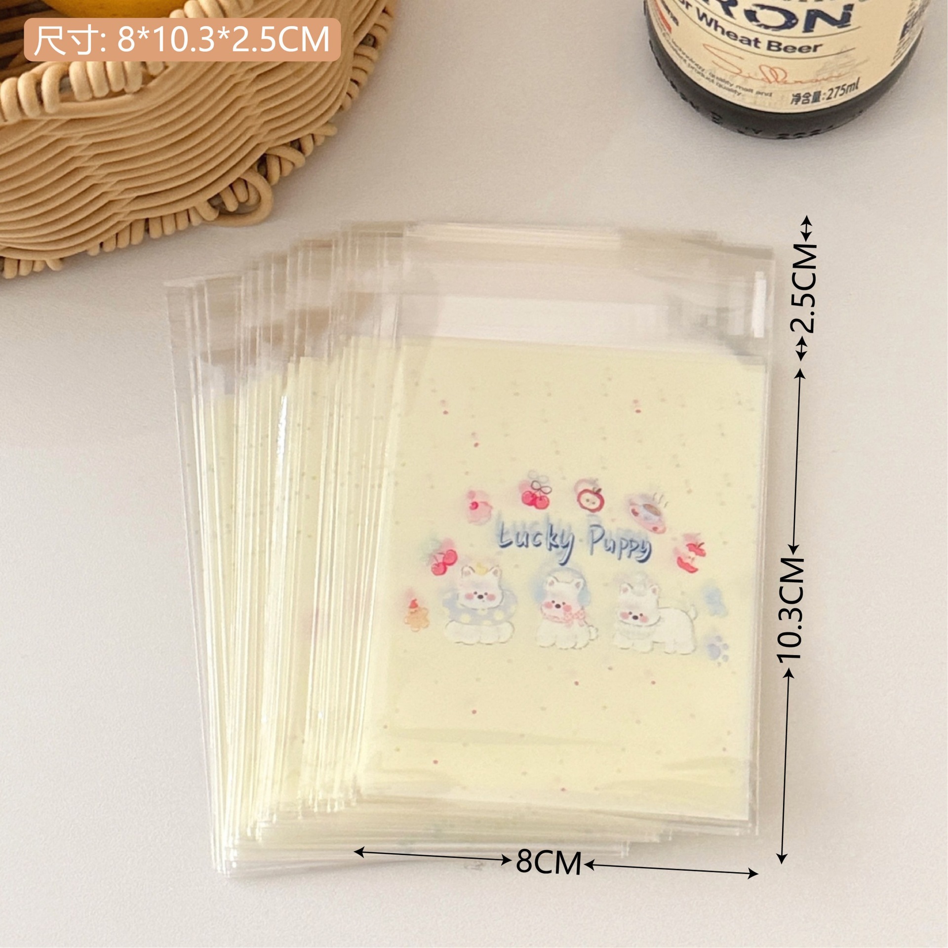 Inswind de alto valor facial adorable bolsas autoadhesivas para niñas bolsas de embalaje de dulces pequeñas bolsas de embalaje de joyerías de regalo image 16