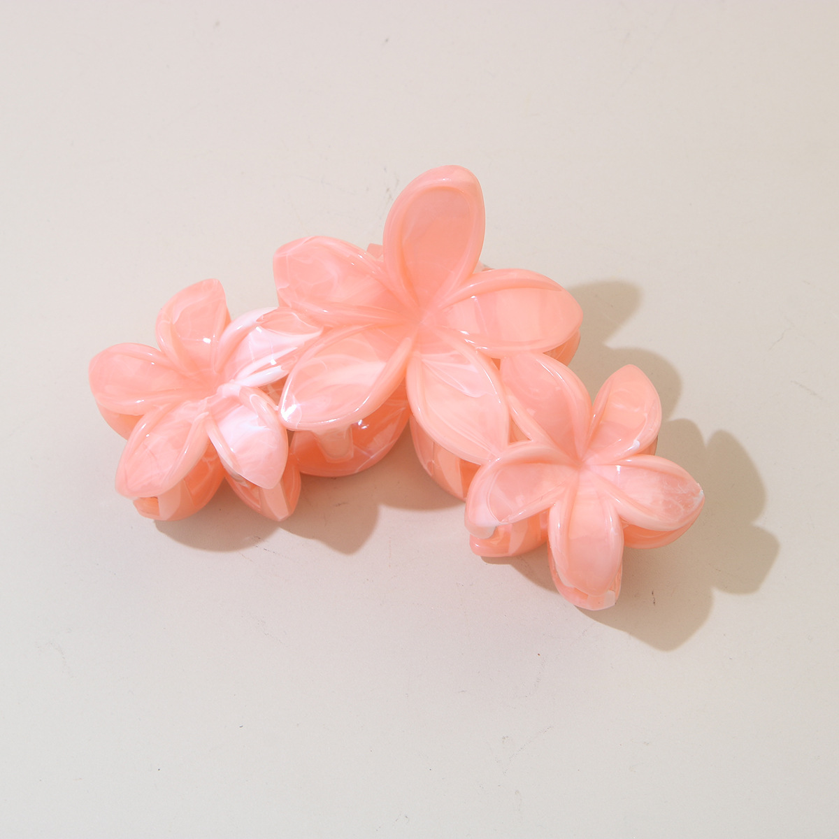 Cross-border nueva serie ABS clip de agarre coreano cabeza trasera clip de cabello tocado de alta calidad flores clip de tiburón mujer image 68