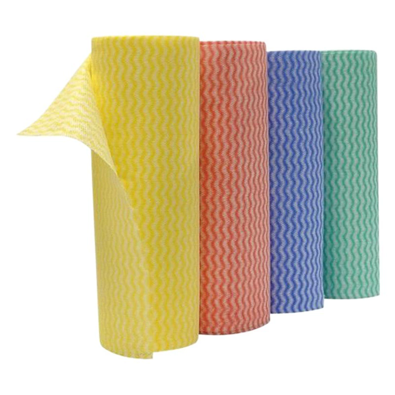 Большой рулон одноразовых кухонных салфеток, двойного назначения для сухой и влажной уборки, впитывающие воду и масло, ленивые салфетки, тряпки для мытья посуды, нетканые салфетки.