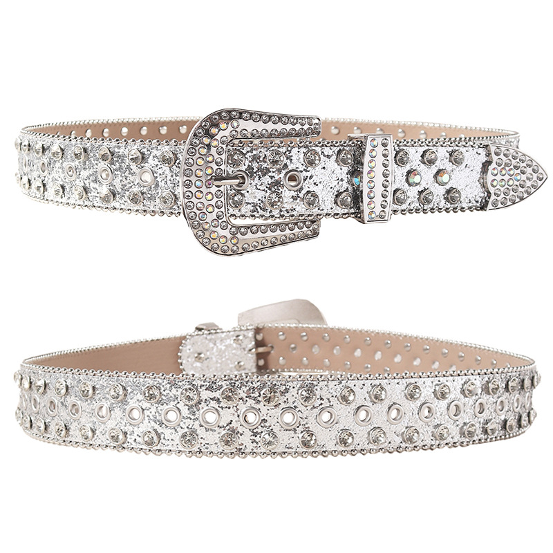 mit Pailletten-Strasssteinen, Herren-Rock-Nachtclub-Persönlichkeitsgürtel, breiter Modetrend-Punk-Internet-Promi-Gürtel für Männer_voghion.com