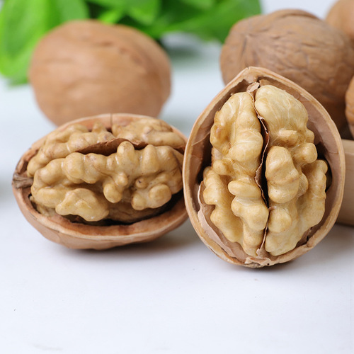 Xinjiang Paper Skin Sheng Walnuts Wholesale 500g Xinjiang 185 Walnuts Hand-Picked New Year Nuts Thin Skin Walnuts