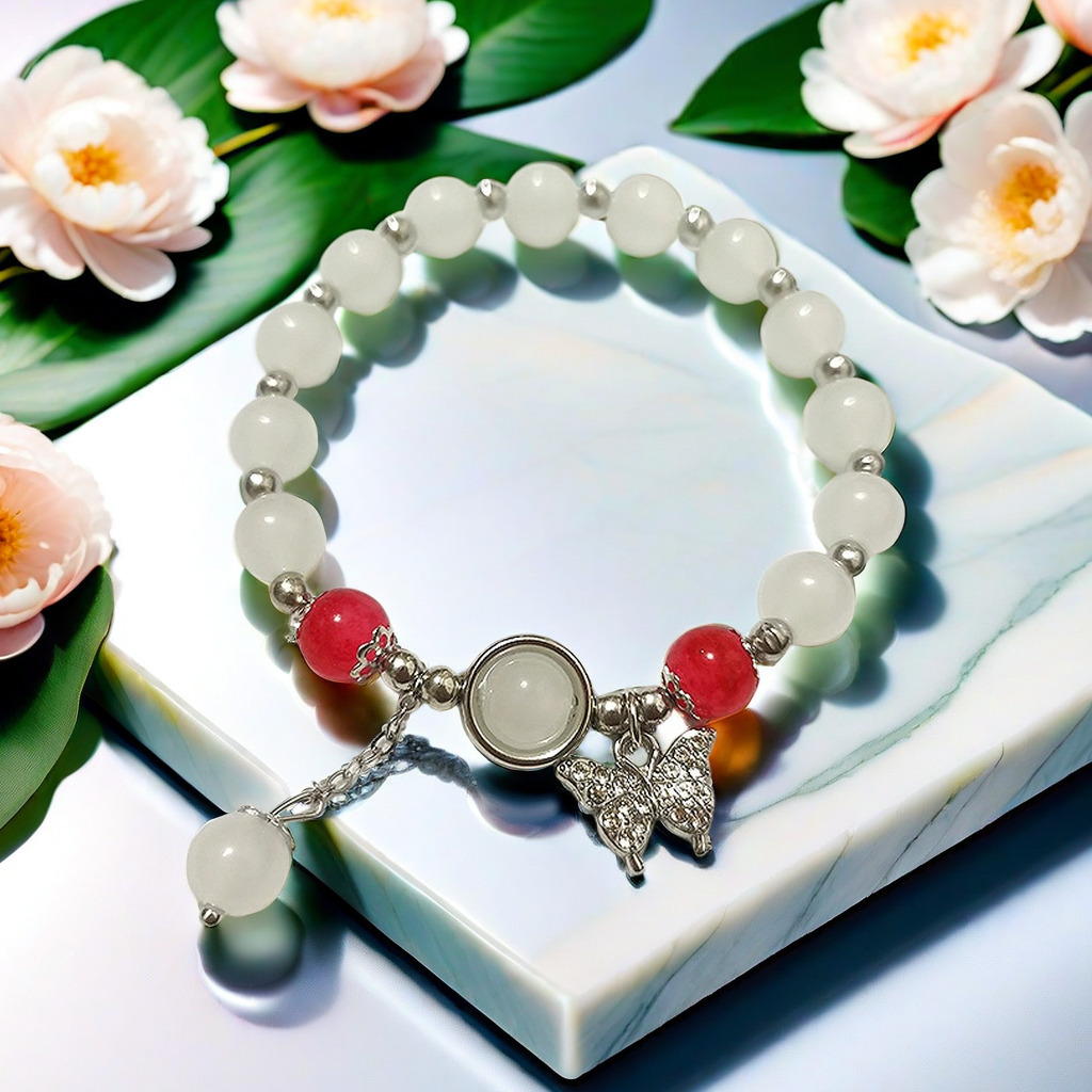 Pulsera de Lirio de los Valles Súper Hada, Promoción Especial 2025, para Mujer, Fresca y Única, Sensación de Alta Gama, Regalo de Pulsera con Cuentas para Mejor Amiga Estudiantil