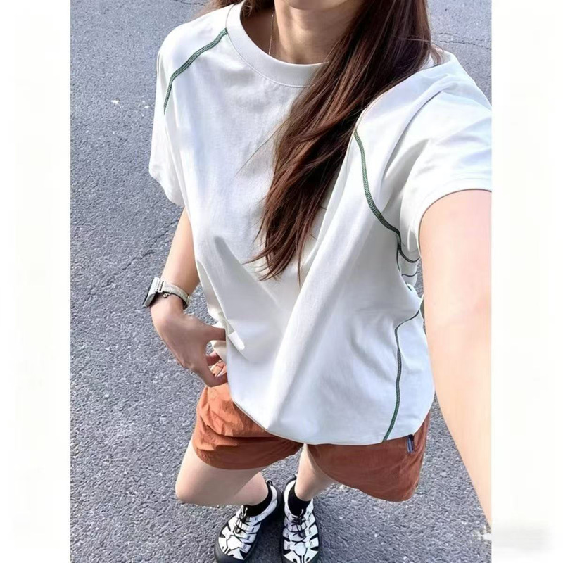 Multi-Color Outdoor Quick-Dry Short-Sleeve Women's Summer Thin Sports Cycling T-Shirt Ice Silk Cool-Feel Badminton Shirt