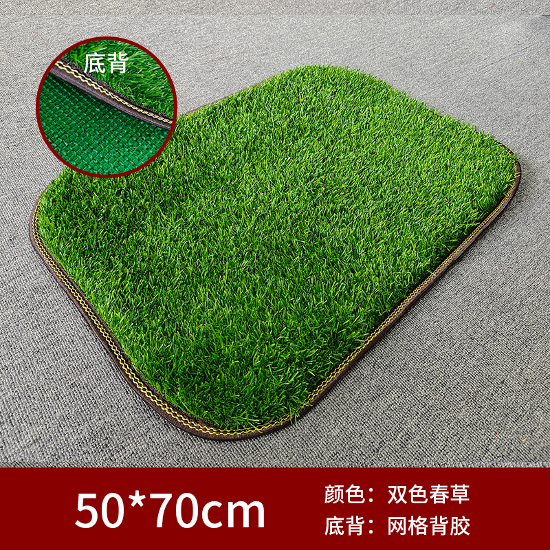 Alfombra de césped artificial alfombra de baño sala de estar dormitorio alfombra de césped antideslizante estera impermeable hogar image 8