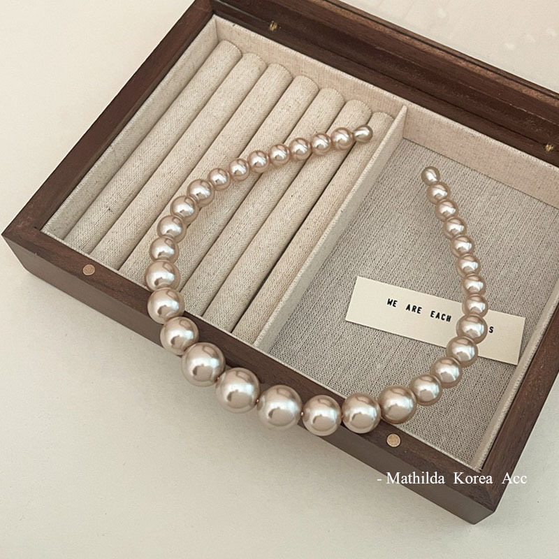 Perla Chanel estilo diadema accesorios para el cabello horquilla tamaño femenino perla aumento cráneo superior retro temperamento diadema