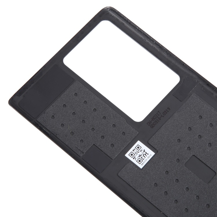 Para la cubierta trasera de vidrio de la batería ZTE Axon A41 Ultra 5G (color: gris)