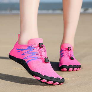 Outdoor Mountaineering Fitness Swimming Shoes Summer Quick-Drying Beach Diving River Swimming Five-Finger Wading Shoes Breathable