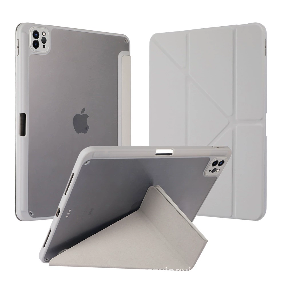 Чехол для планшета iPad Pro/Air/Mini (11–13") акриловая крышка Y‑образного складывания с держателем для стилуса, правый или левый стиль