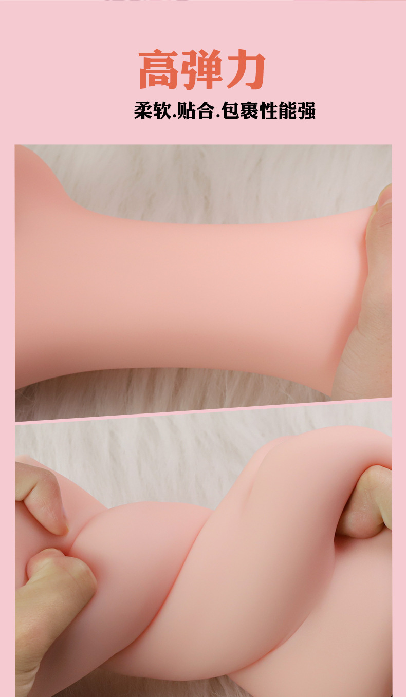 Male Masturbation Cup Realistic Vaginal Buttocks Half-Body Doll TPE Manual — detail image 3