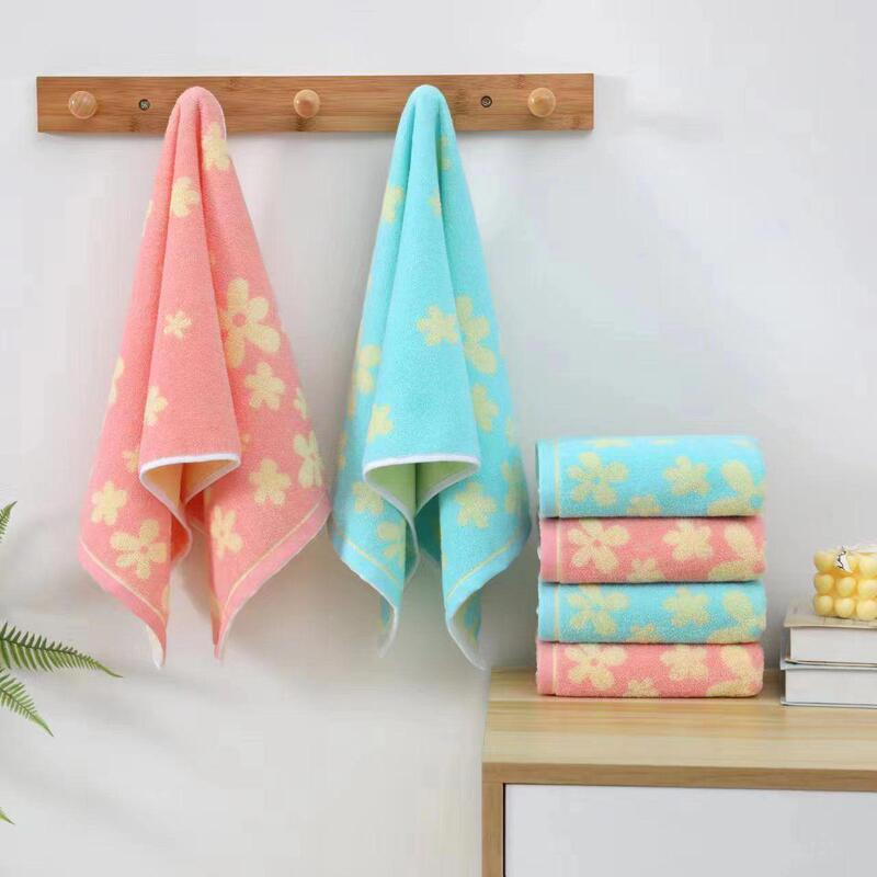 Girls' towel household warm color face towel cotton face towel absorbent soft atmospheric yarn-dyed jacquard nice hand-wiping bath Girls' towel household warm color face towel cotton face towel absorbent soft atmospheric yarn-dyed jacquard nice hand-wiping bath