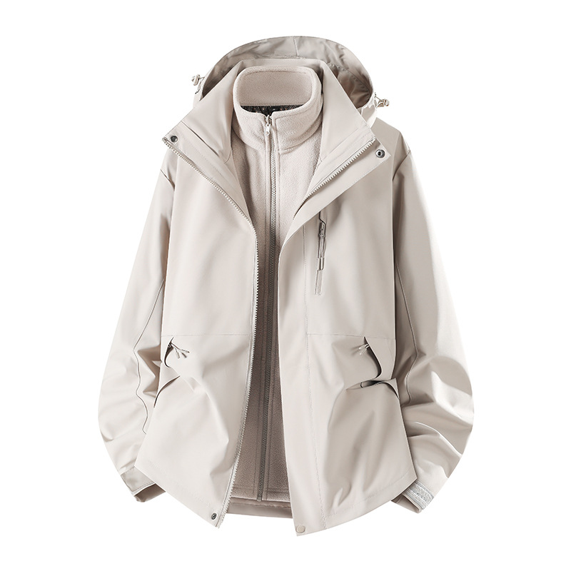 2026 chaqueta de asalto al aire libre 3 - en - 1 hombre y mujer chaqueta deportiva de capa suave chaqueta de montaña chaqueta impermeable
