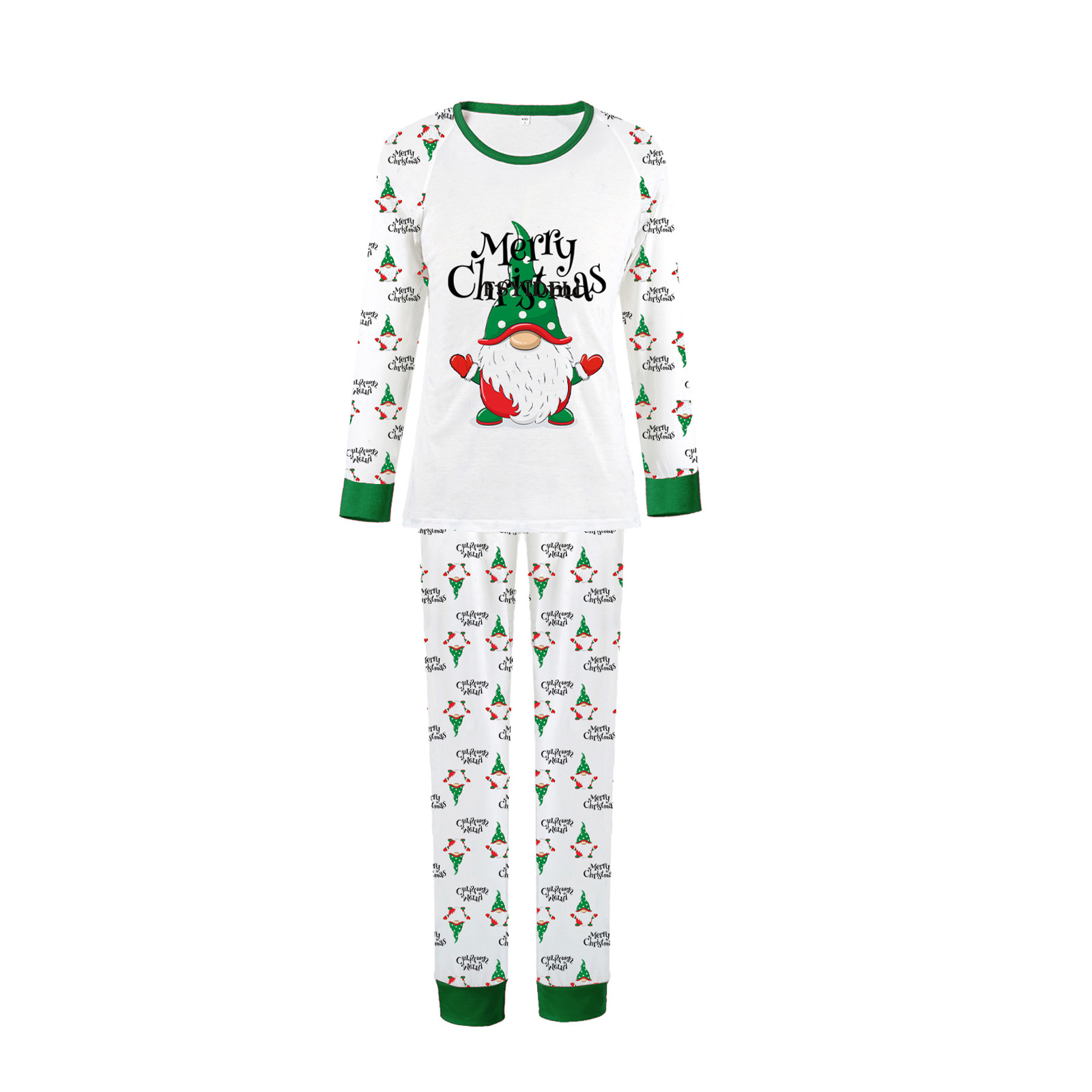 Heißer verkauf frauen Weihnachten eltern-kind-anzug Santa Claus gedruckt hause kleidung pyjamas_voghion.com