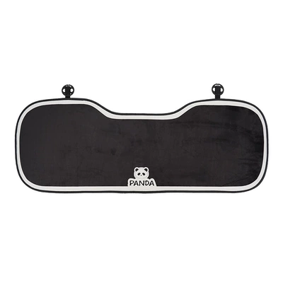 Seat cushion, seat cover High-End Autumn and Winter Plush - plush-white-edge-panda-cushion-rear-row
